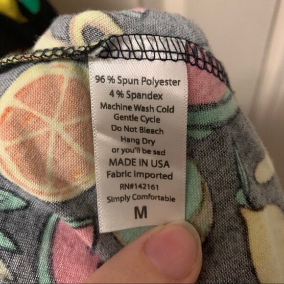 Lularoe size M fruit maxi skirt - Picture 3 of 4